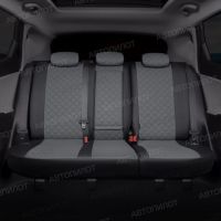 Чехлы Автопилот Экокожа Ромб на Volkswagen Polo с 2020+ Чехлы Автопилот Экокожа Ромб на Volkswagen Polo с 2020+