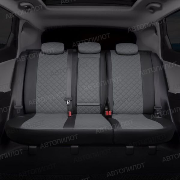 Чехлы Автопилот Экокожа Ромб на Volkswagen Polo с 2020+ Чехлы Автопилот Экокожа Ромб на Volkswagen Polo с 2020+