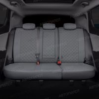 Чехлы Автопилот Экокожа Ромб на Volkswagen Polo с 2020+ Чехлы Автопилот Экокожа Ромб на Volkswagen Polo с 2020+