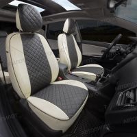 Чехлы Автопилот Экокожа Ромб на Volkswagen Polo с 2020+ Чехлы Автопилот Экокожа Ромб на Volkswagen Polo с 2020+