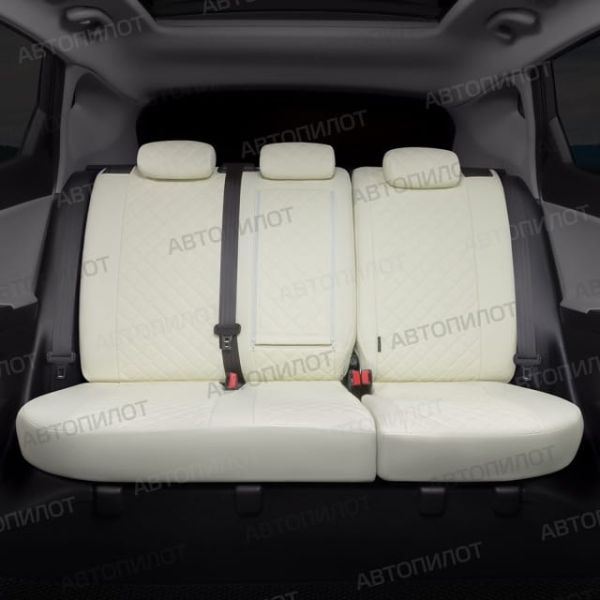 Чехлы Автопилот Экокожа Ромб на Volkswagen Polo с 2020+ Чехлы Автопилот Экокожа Ромб на Volkswagen Polo с 2020+