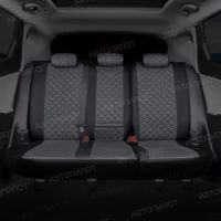 Чехлы Автопилот Алькантара Ромб на Kia Pro Ceed 2007-2012 г.в. Чехлы Автопилот Алькантара Ромб на Kia Pro Ceed 2007-2012 г.в.
