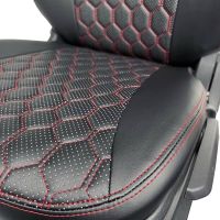 Чехлы Экокожа Ромб на Mitsubishi Lancer X Sd с 07-11г. (комплектация intense) Чехлы Экокожа Ромб на Mitsubishi Lancer X Sd с 07-11г. (комплектация intense)