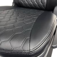 Чехлы Экокожа Ромб на Mitsubishi Lancer X Sd с 07-11г. (комплектация intense) Чехлы Экокожа Ромб на Mitsubishi Lancer X Sd с 07-11г. (комплектация intense)